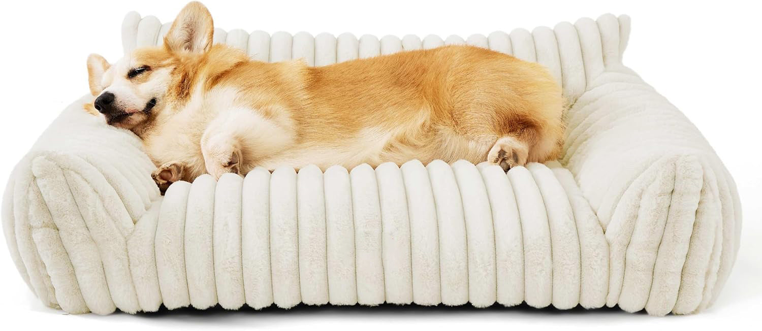 Bedsure Cute Cat Couch For Pets - Fluffy Cat Sofa