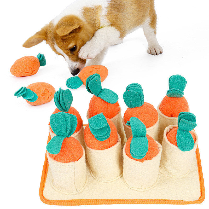 Pull Radish Game Puzzle Dog Toy