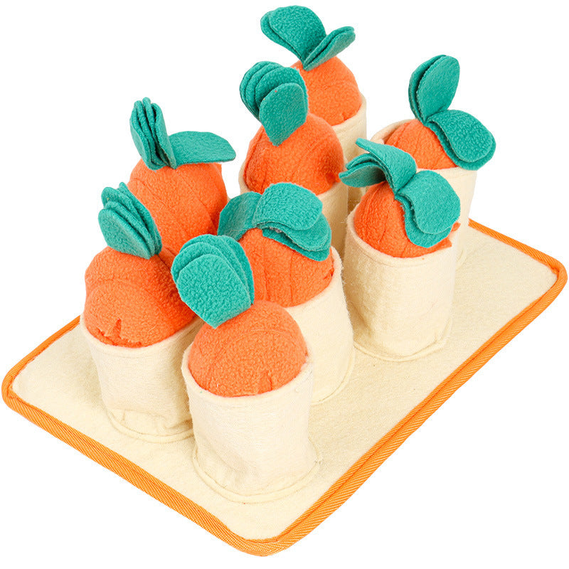 Pull Radish Game Puzzle Dog Toy