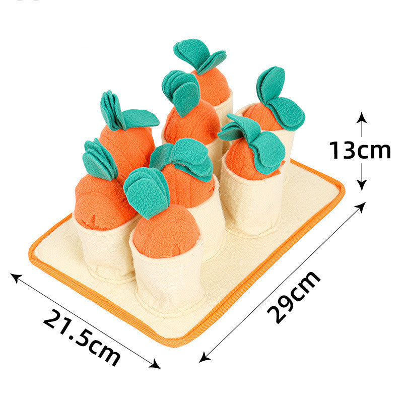 Pull Radish Game Puzzle Dog Toy