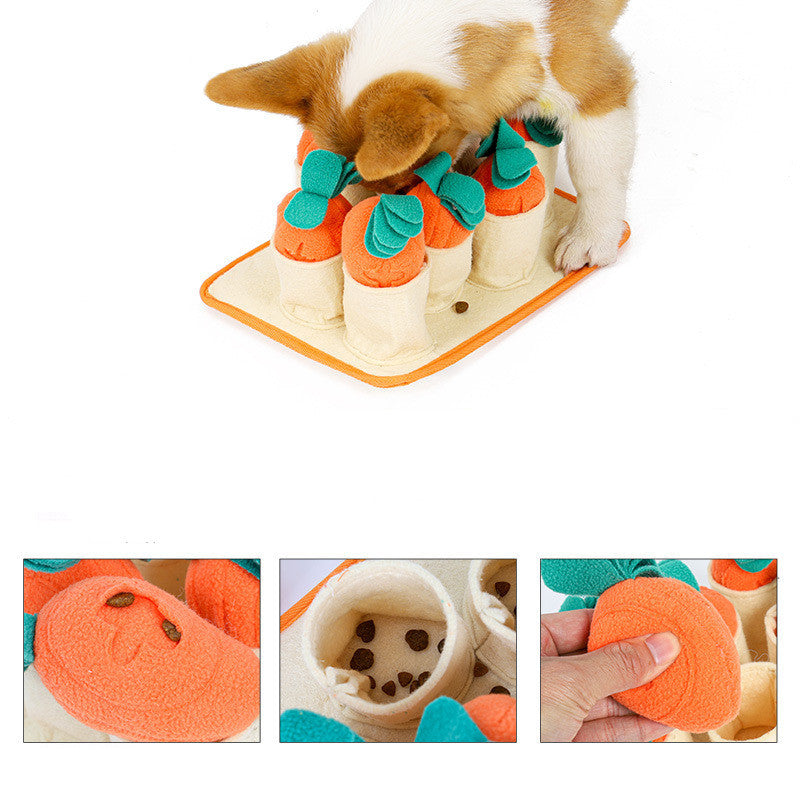 Pull Radish Game Puzzle Dog Toy