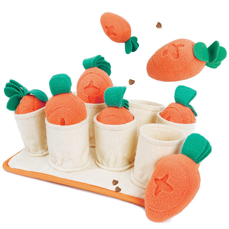 Pull Radish Game Puzzle Dog Toy