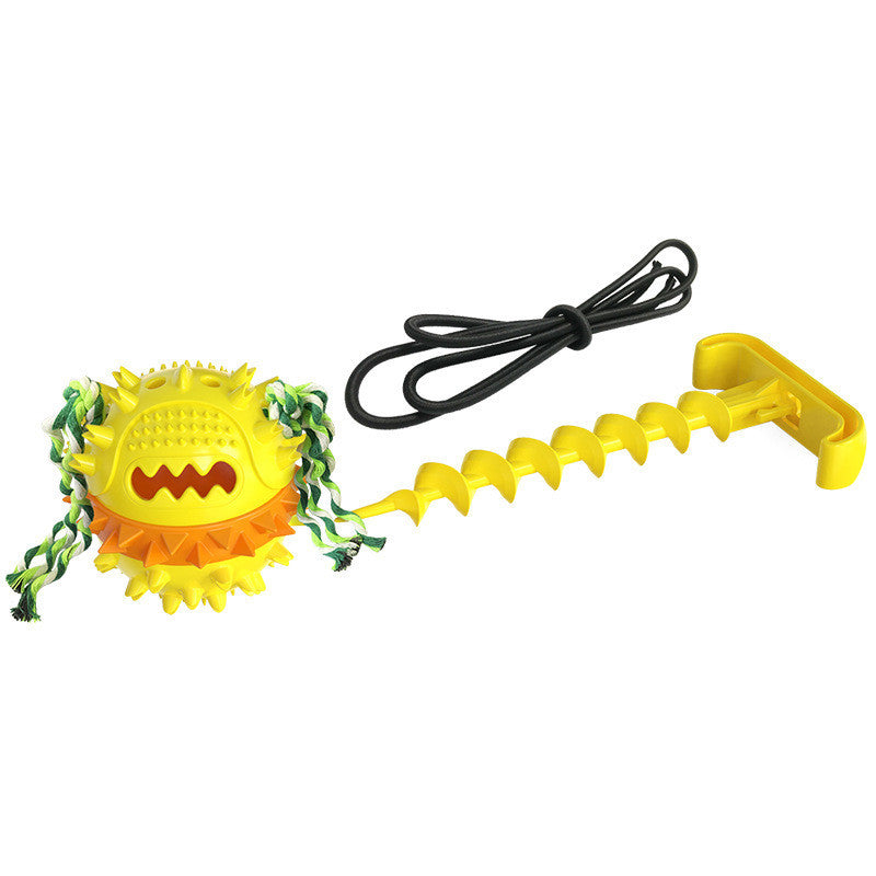 Dog Teething and Bite-Resistant Outdoor Strong Draw Rope Ball