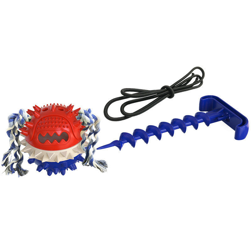 Dog Teething and Bite-Resistant Outdoor Strong Draw Rope Ball