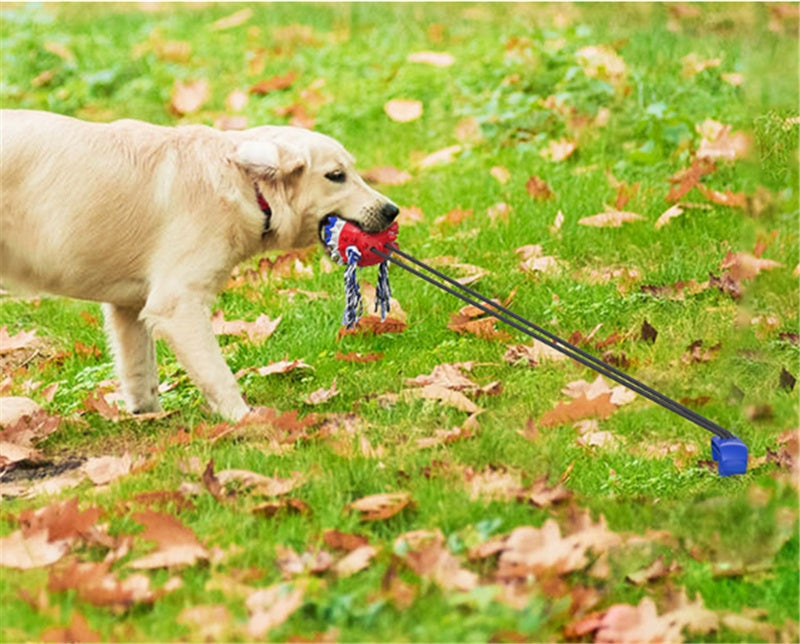 Dog Teething and Bite-Resistant Outdoor Strong Draw Rope Ball