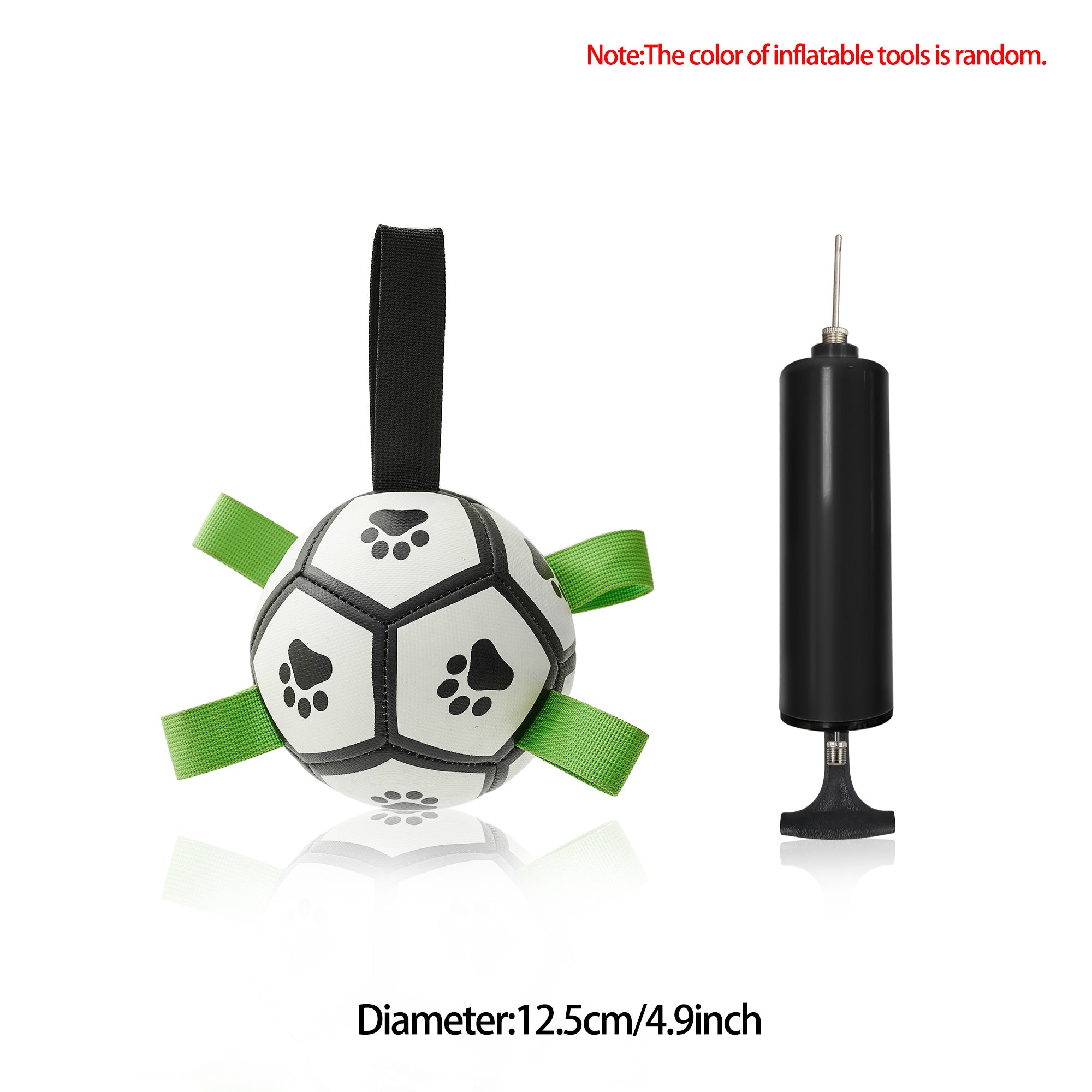 Interactive Dog Football Toy: Soccer Ball, Inflated Training Toy for Dogs