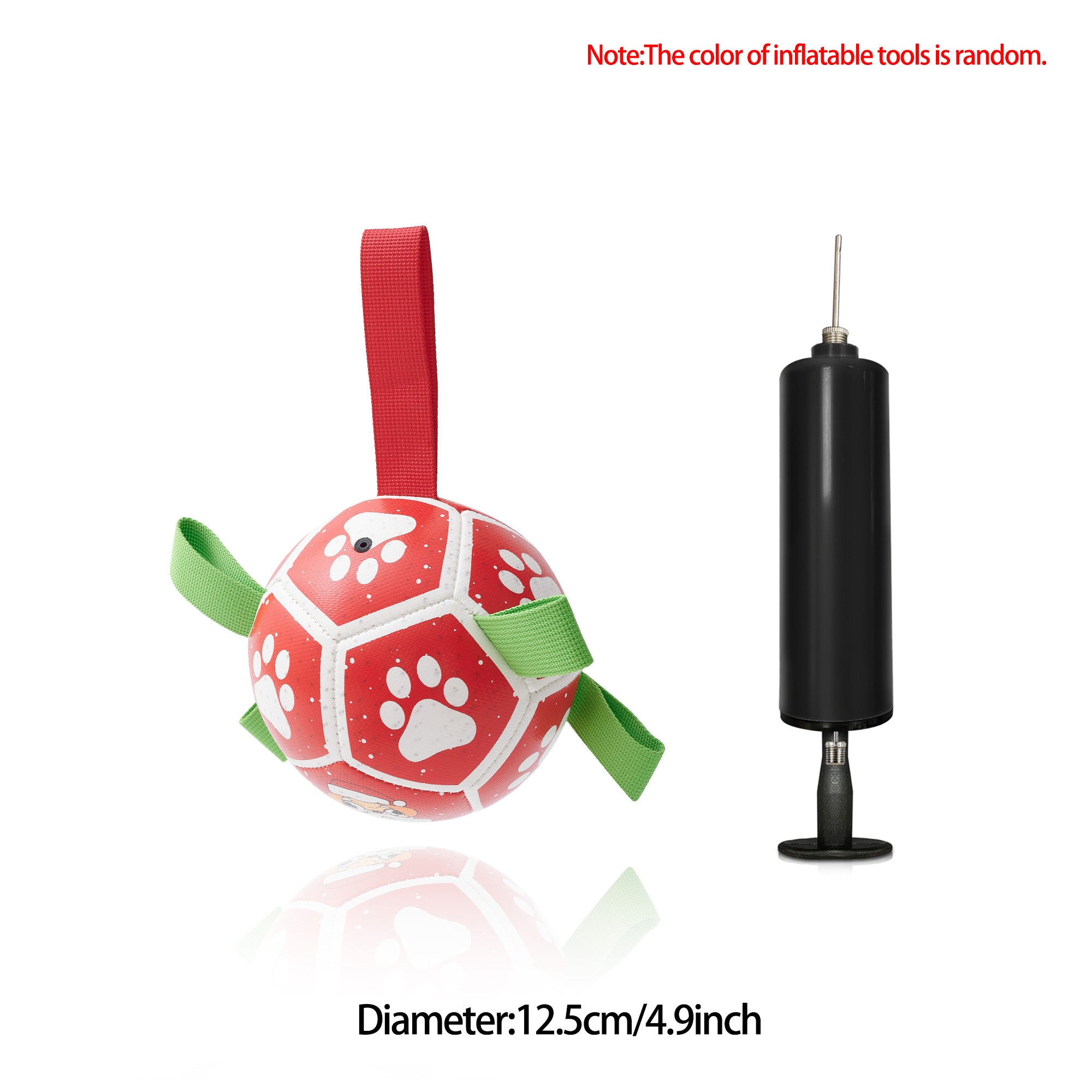 Interactive Dog Football Toy: Soccer Ball, Inflated Training Toy for Dogs