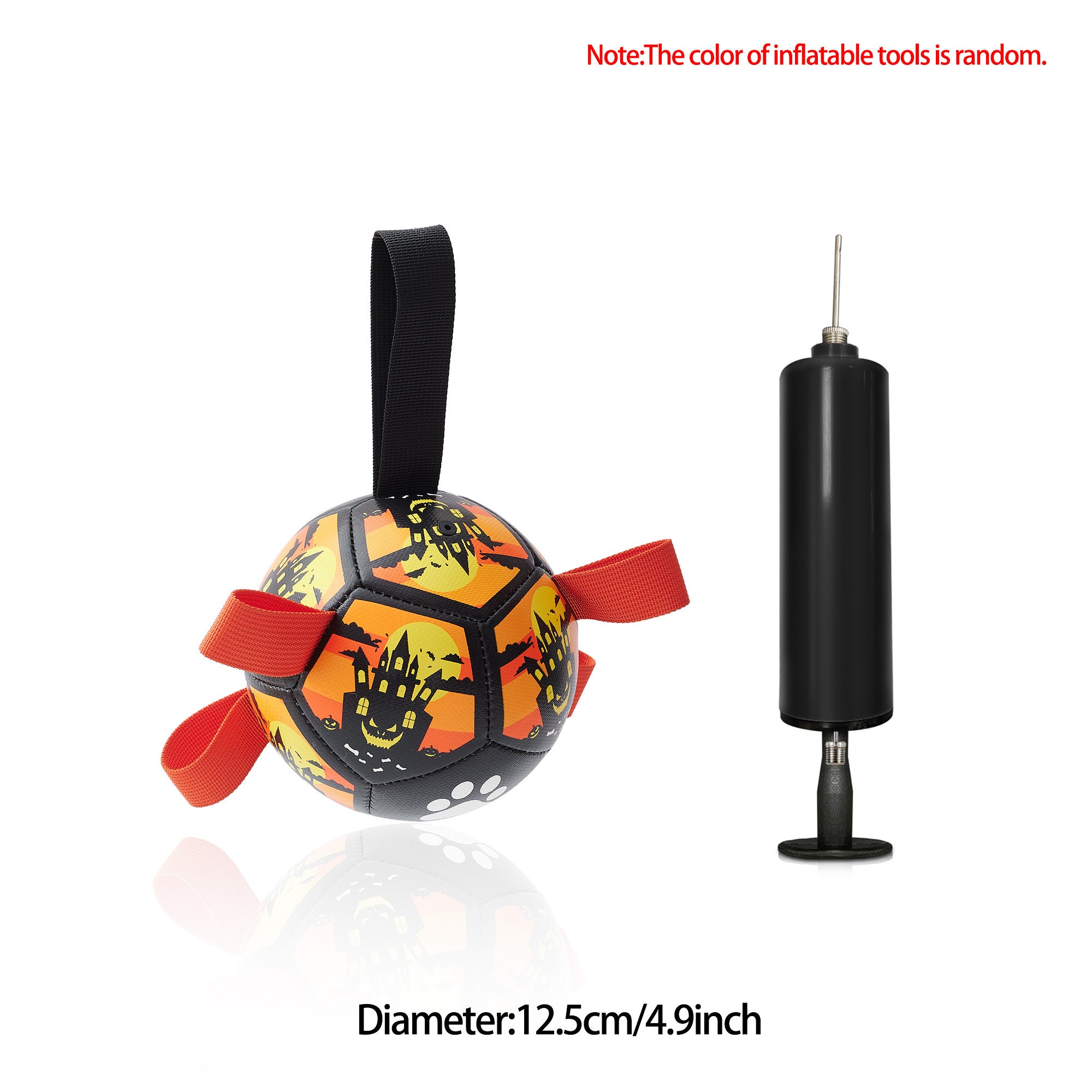 Interactive Dog Football Toy: Soccer Ball, Inflated Training Toy for Dogs