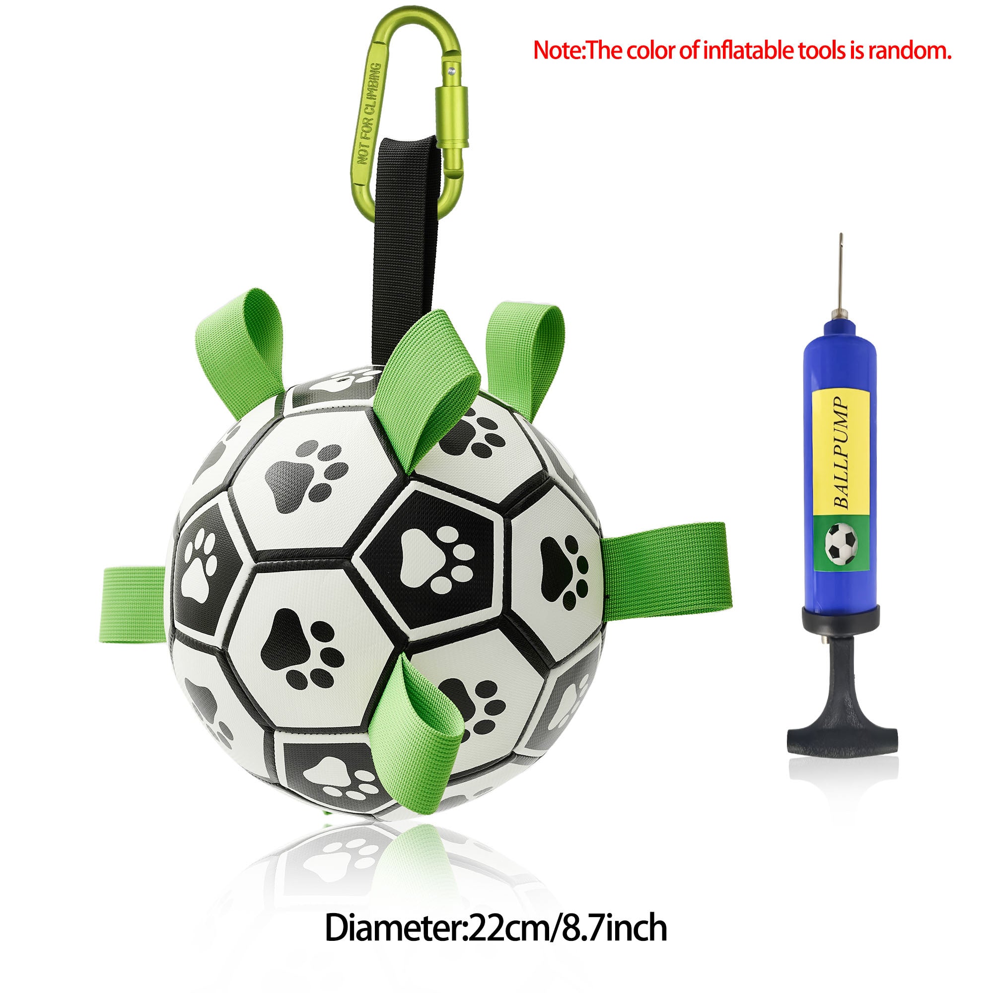 Interactive Dog Football Toy: Soccer Ball, Inflated Training Toy for Dogs