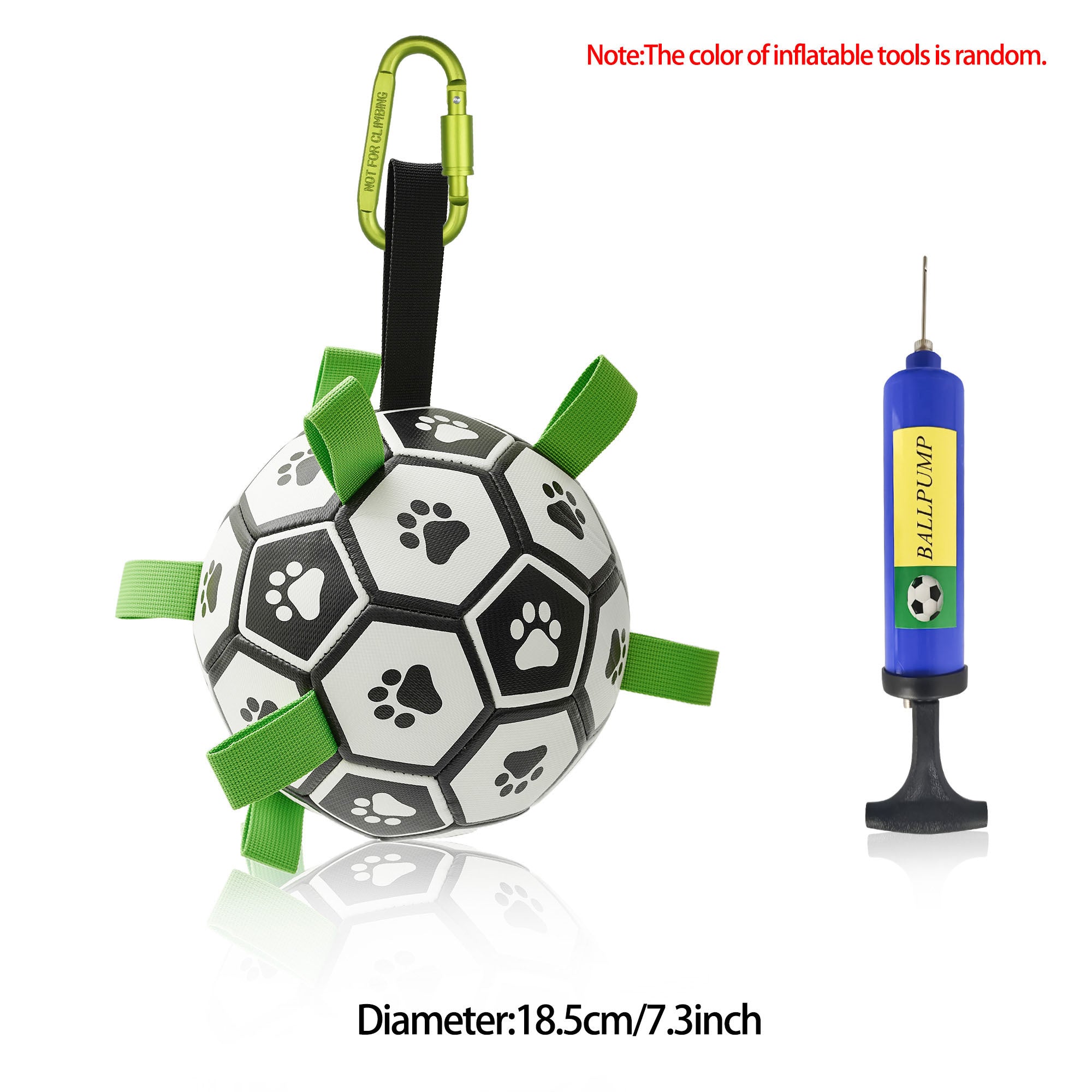 Interactive Dog Football Toy: Soccer Ball, Inflated Training Toy for Dogs