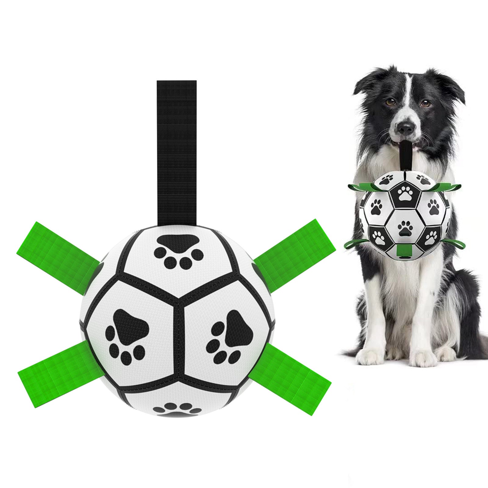 Interactive Dog Football Toy: Soccer Ball, Inflated Training Toy for Dogs