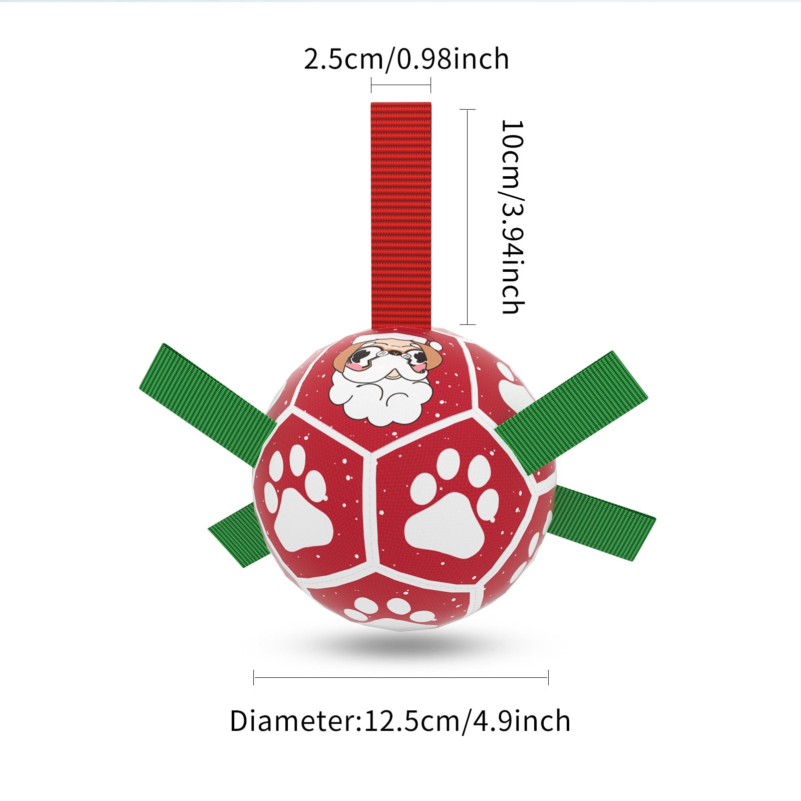 Interactive Dog Football Toy: Soccer Ball, Inflated Training Toy for Dogs