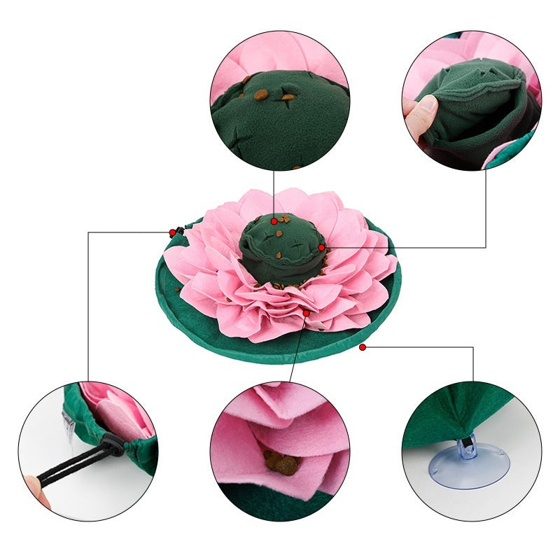 Pet Lotus Sniffing Pad Hides Food