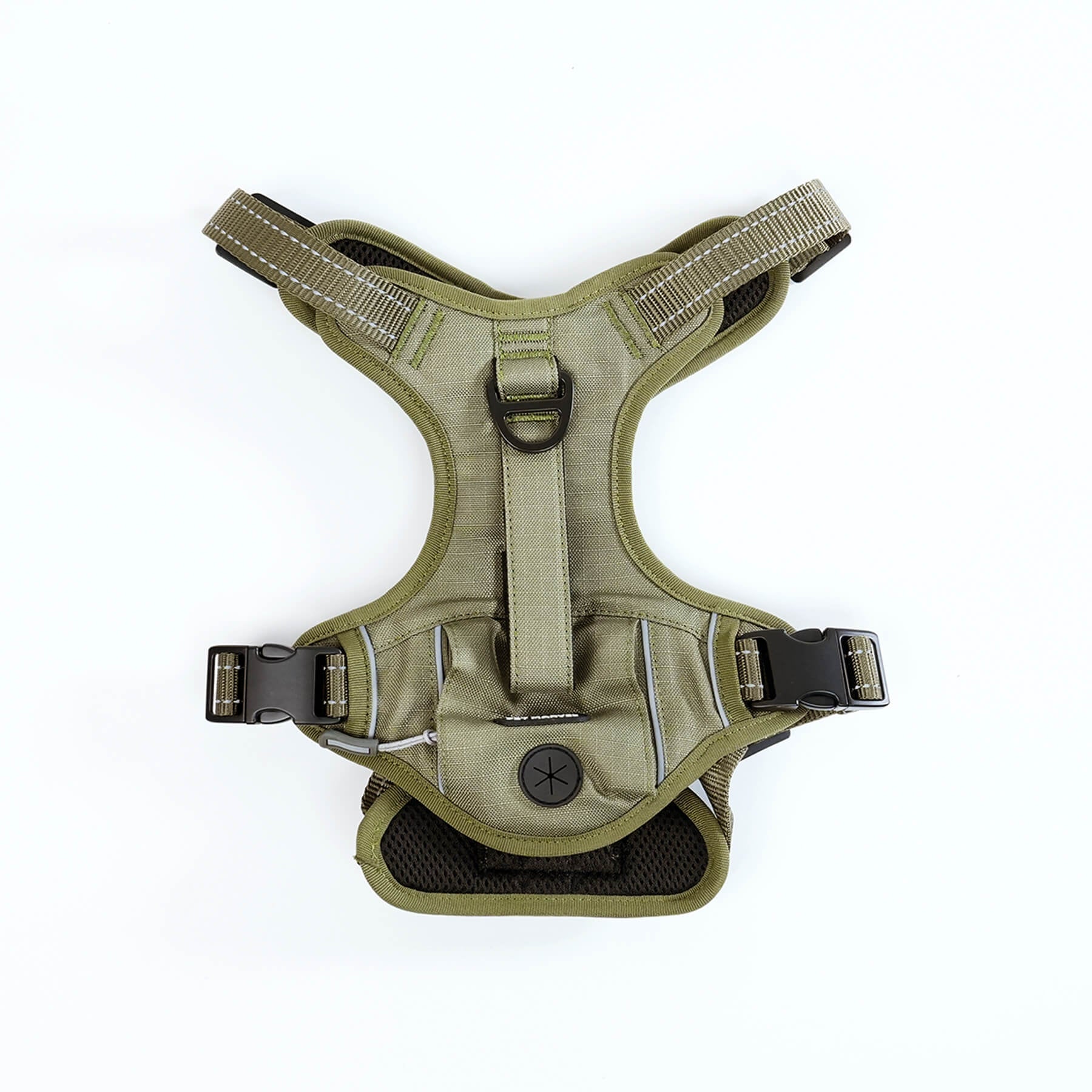 PETMARVEL High-Perfomance Tactical Dog Harness With Poop Bag Holder, No Pull Front Clip & Metal Buckles