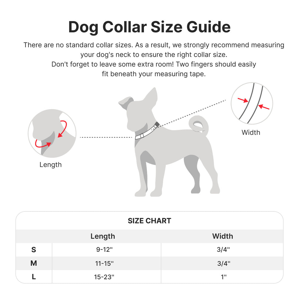 PETMARVEL Heavy Duty Solid Dog Collar Neoprene Padded One Inch Wide