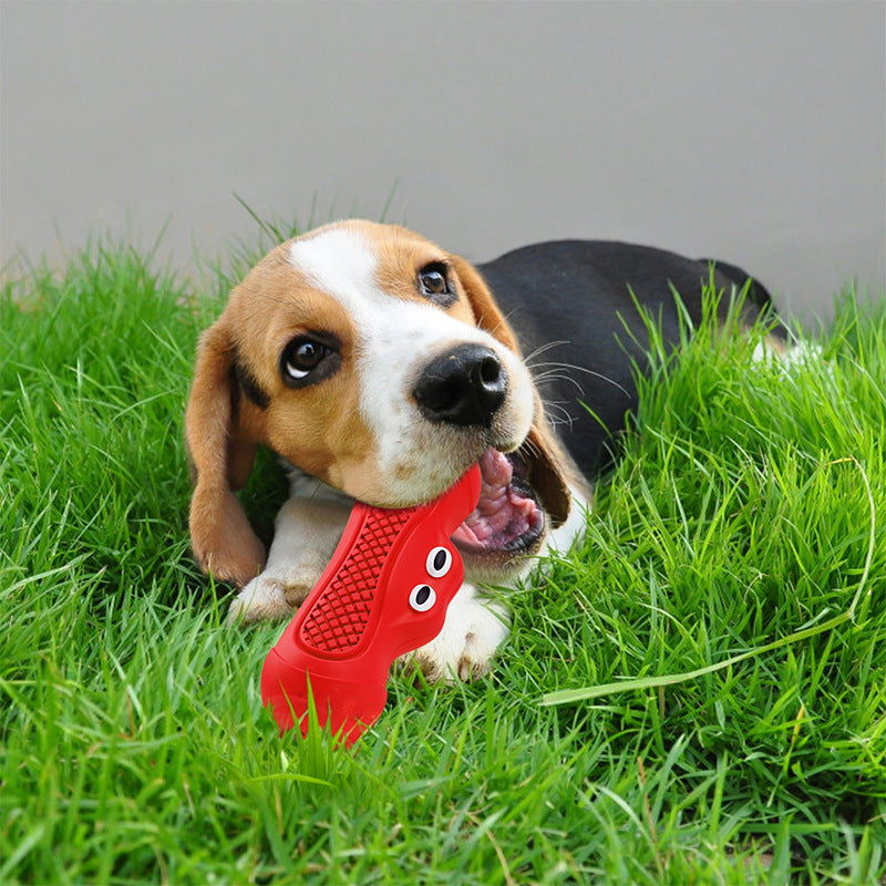 Vocal Rugby Natural Rubber Teething Toys