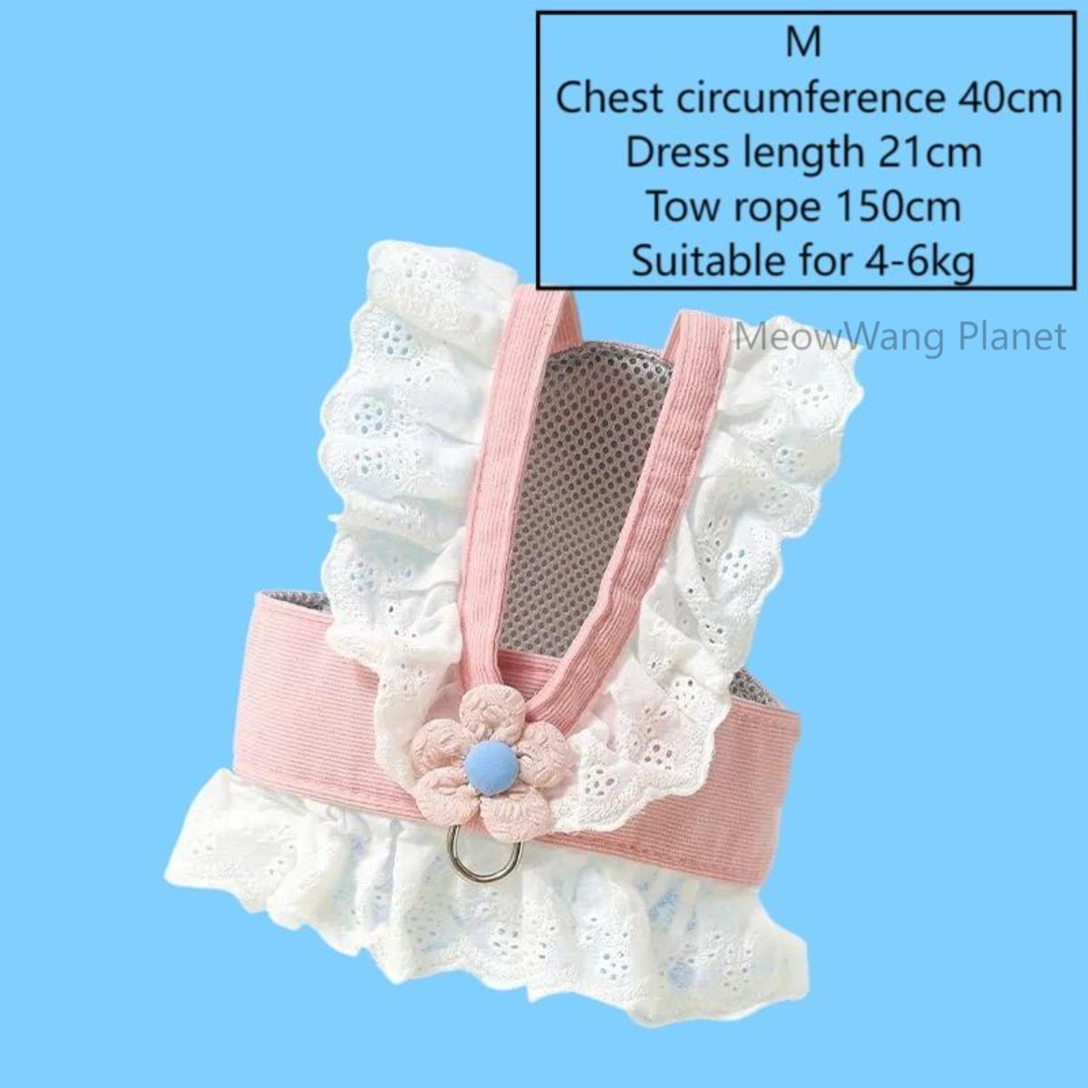 Dog Leash Cat Leash Premium Summer Pet Harness Leash Set