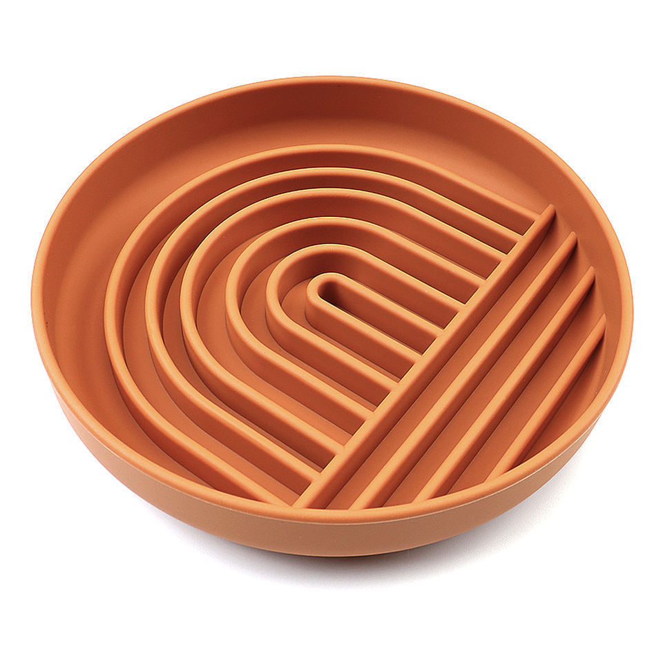 The Slowdown Bowl Silicone Slow Feeder For Dogs Puppies
