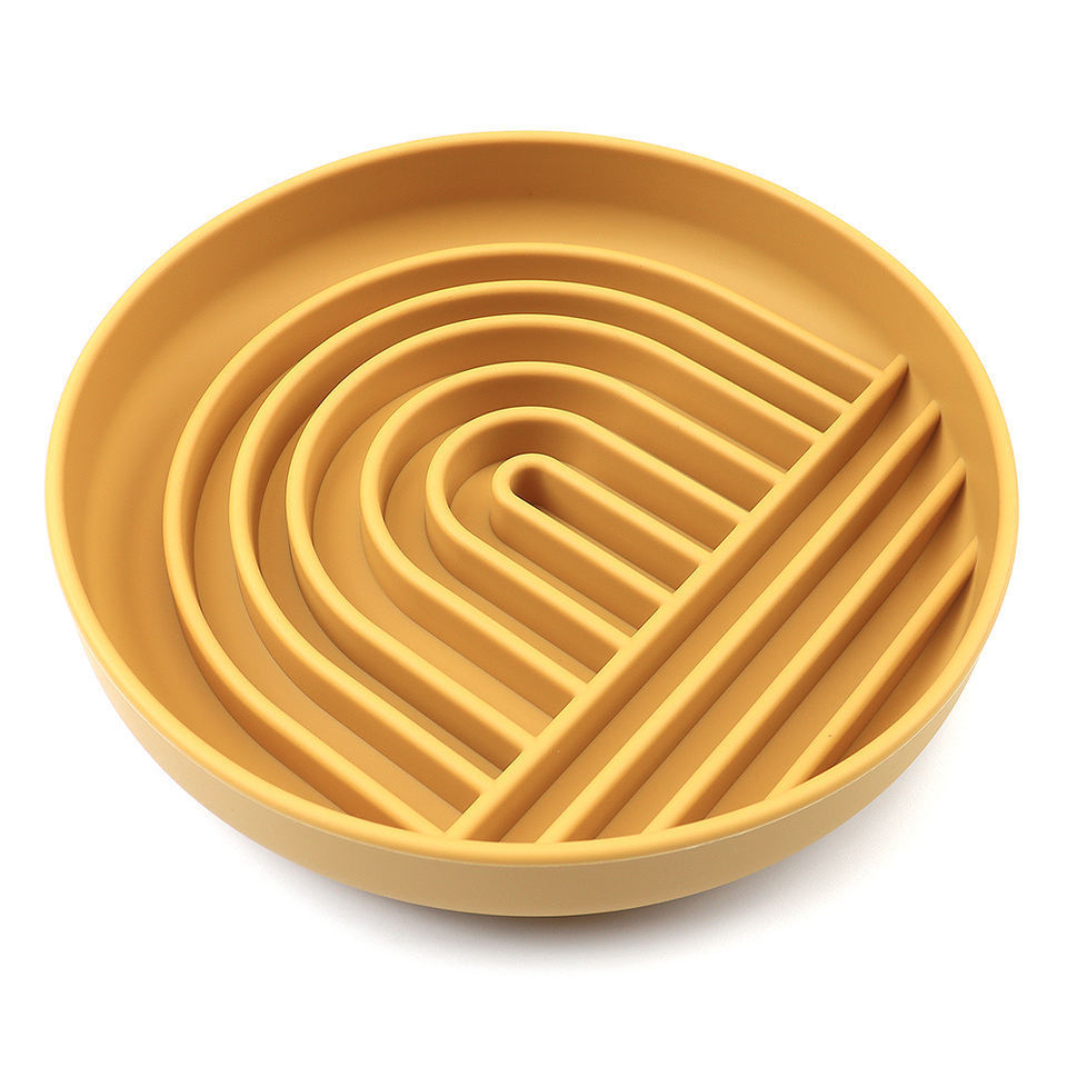 The Slowdown Bowl Silicone Slow Feeder For Dogs Puppies