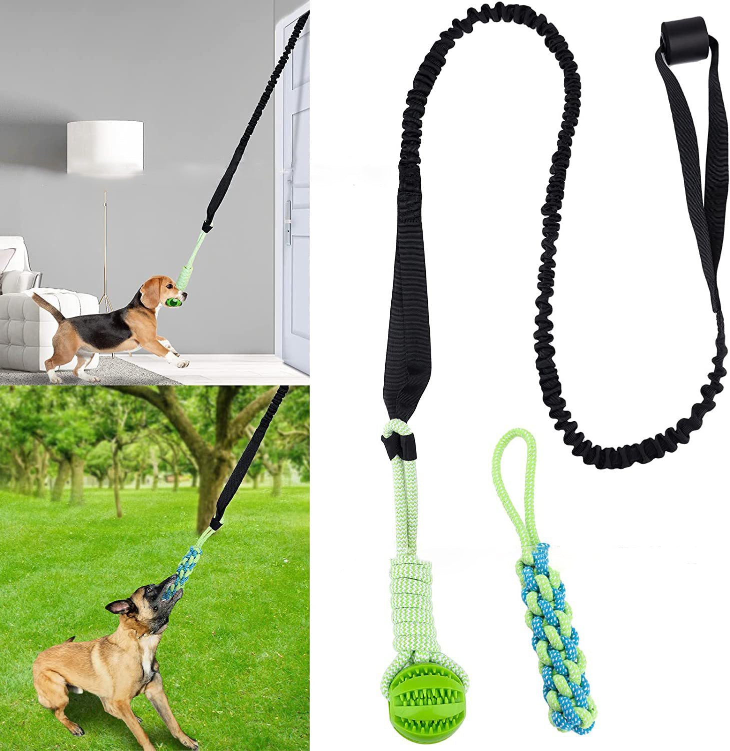 Dog Tug Of War Rope Molar Cleaning Tooth Bite Rope