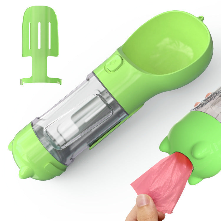 Portable Multifunction Dog Water Bottle Food Feeder