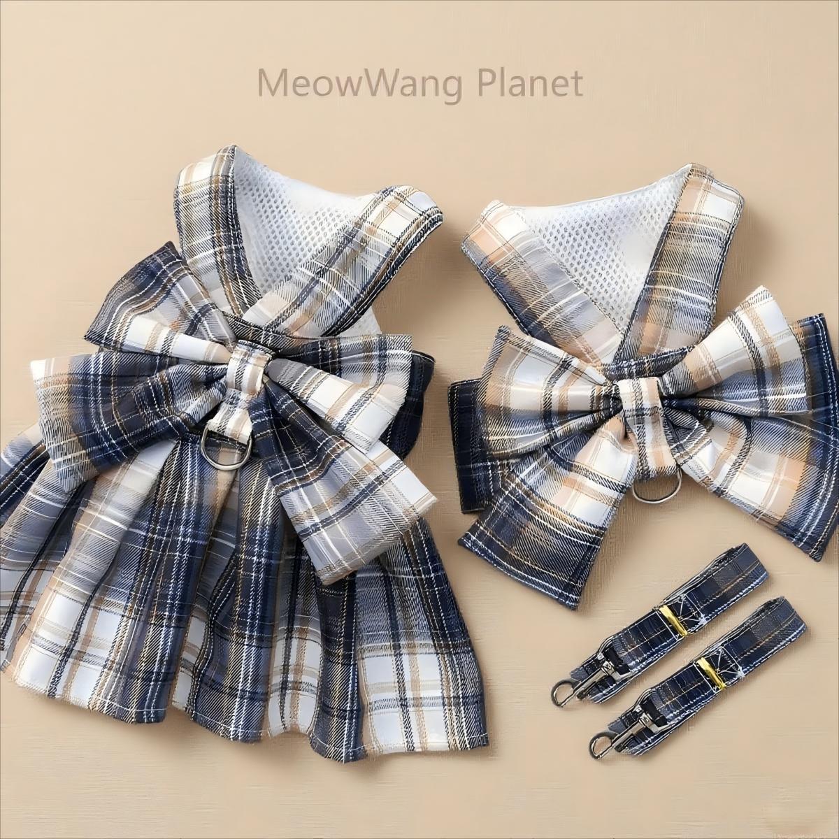 Luxury JK Plaid Pet Harness