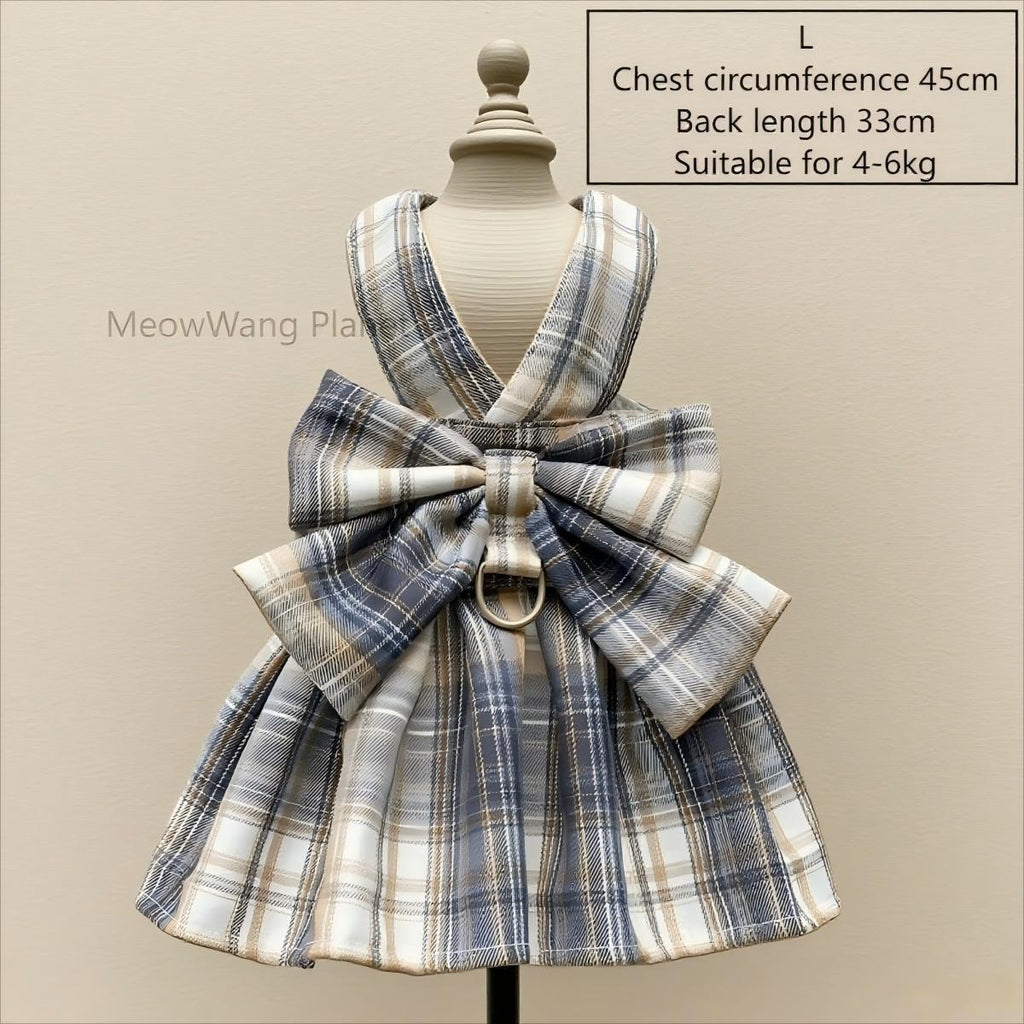 Luxury JK Plaid Pet Harness