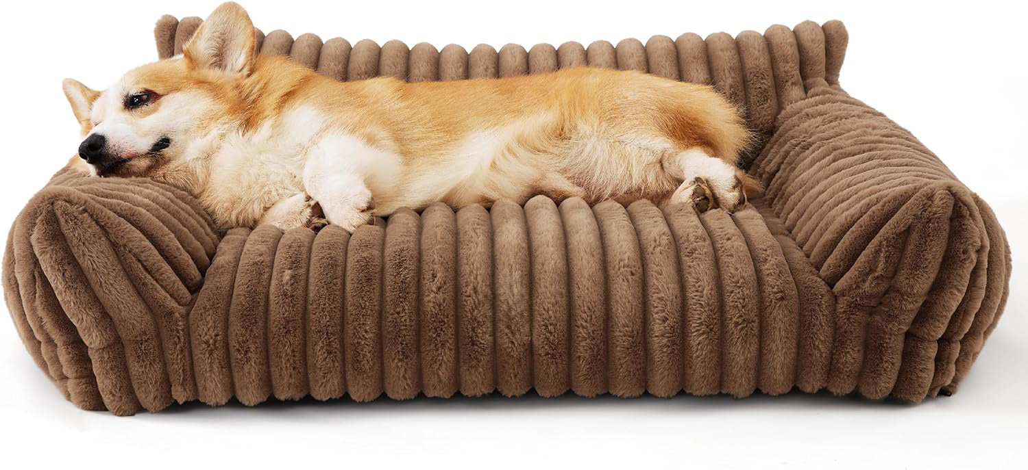Bedsure Cute Cat Couch For Pets - Fluffy Cat Sofa
