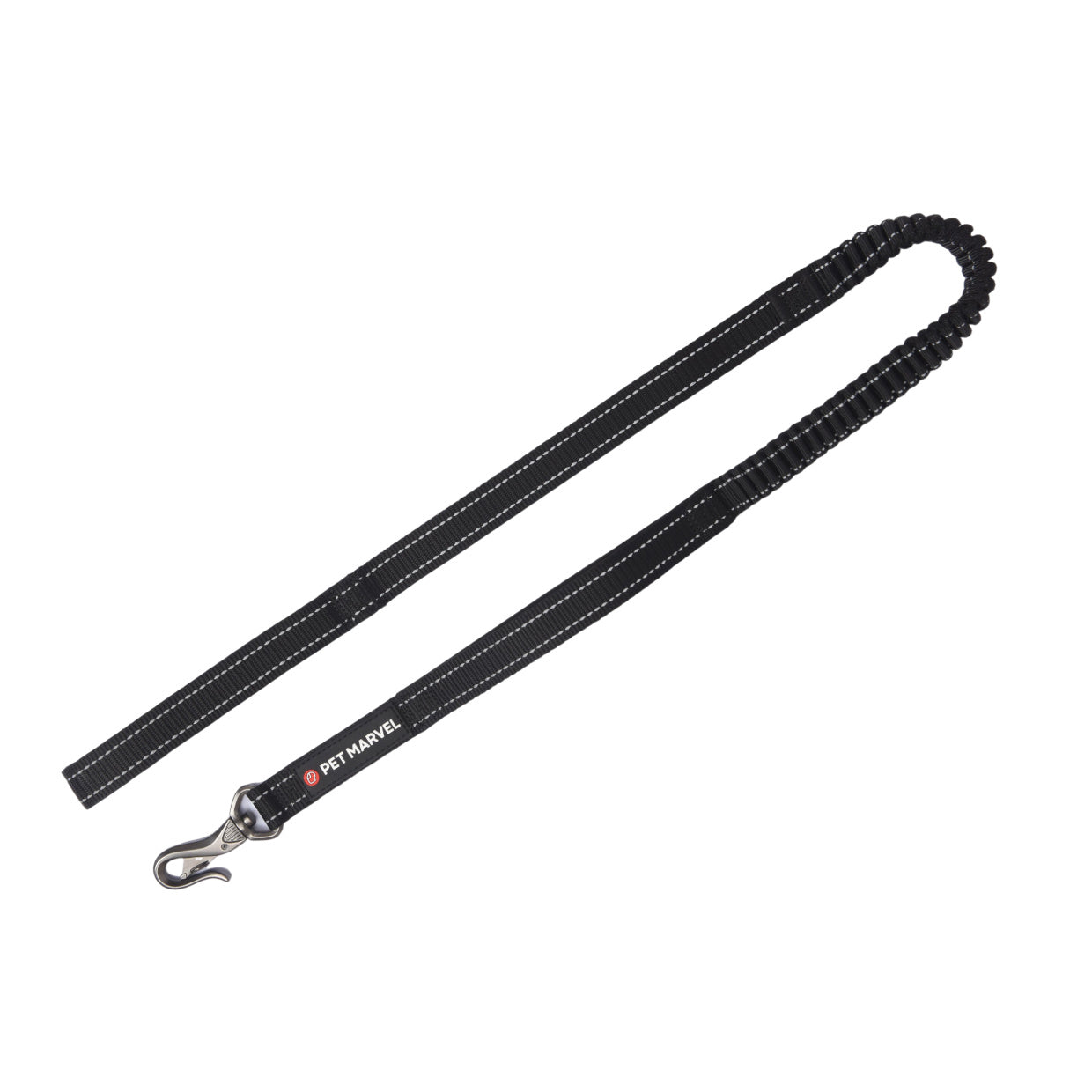 PETMARVEL 4-6 FT Shock Absorbing Tactical Dog Leash Dual Handle For Training
