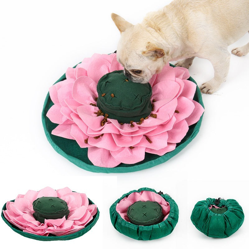 Pet Lotus Sniffing Pad Hides Food