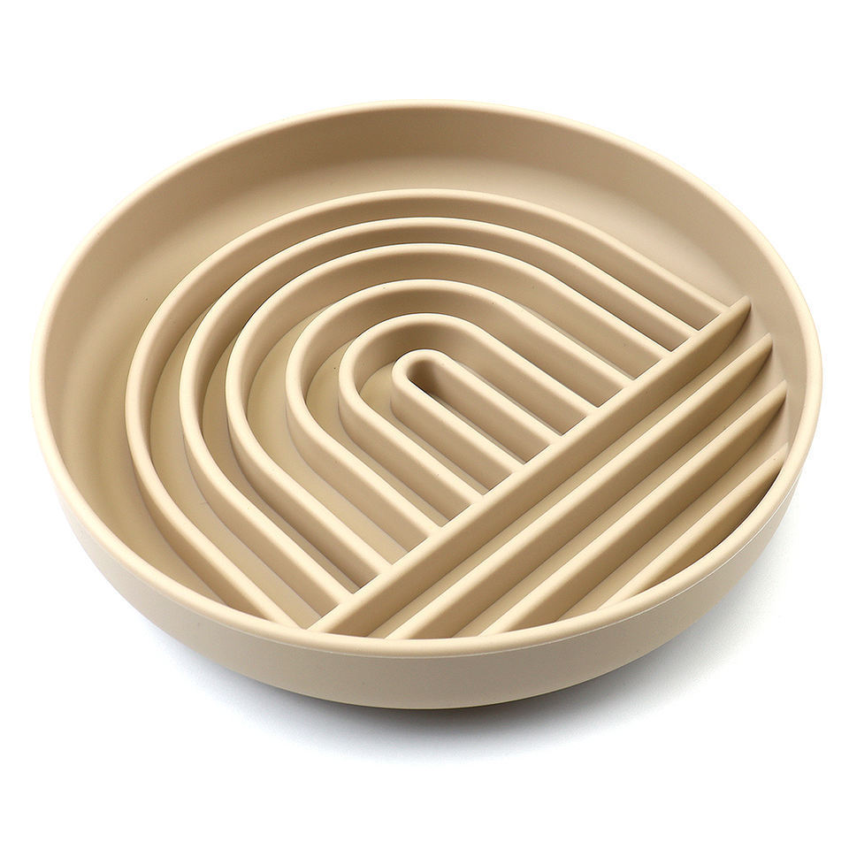The Slowdown Bowl Silicone Slow Feeder For Dogs Puppies