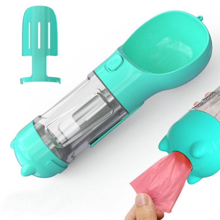 Portable Multifunction Dog Water Bottle Food Feeder